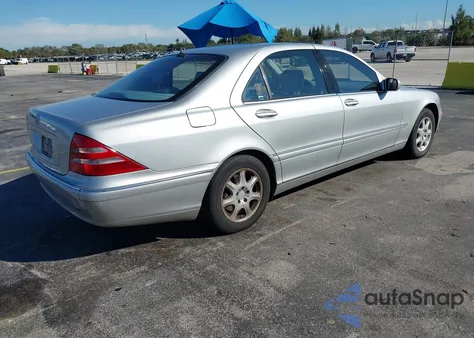 2002 Mercedes-Benz S 500 from USA, damaged, VIN WDBNG75J32A254552